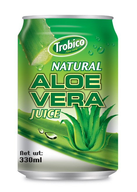 551 Trobico Natural aloe vera juice alu can 330ml